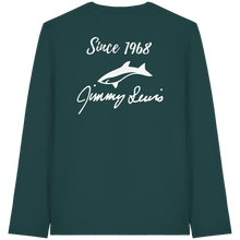 Load image into Gallery viewer, Jimmy Lewis Heritage Series - since 1968 - Organic Shirt - Organic Longsleeve T-Shirt