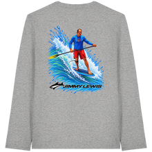 Lade das Bild in den Galerie-Viewer, Jimmy Lewis Da Black'n Blue Noserider T-Shirt - Organic Longsleeve T-Shirt
