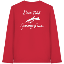 Load image into Gallery viewer, Jimmy Lewis Heritage Series - since 1968 - Organic Shirt - Organic Longsleeve T-Shirt