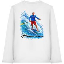 Lade das Bild in den Galerie-Viewer, Jimmy Lewis Da Black'n Blue Noserider T-Shirt - Organic Longsleeve T-Shirt