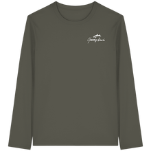 Load image into Gallery viewer, Jimmy Lewis Heritage Series - since 1968 - Organic Shirt - Organic Longsleeve T-Shirt