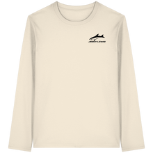 Lade das Bild in den Galerie-Viewer, Jimmy Lewis Da Black'n Blue Noserider T-Shirt - Organic Longsleeve T-Shirt