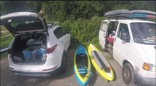 Circus Stand Up Paddling Downwind Board Test (by Christoph Mantz)
