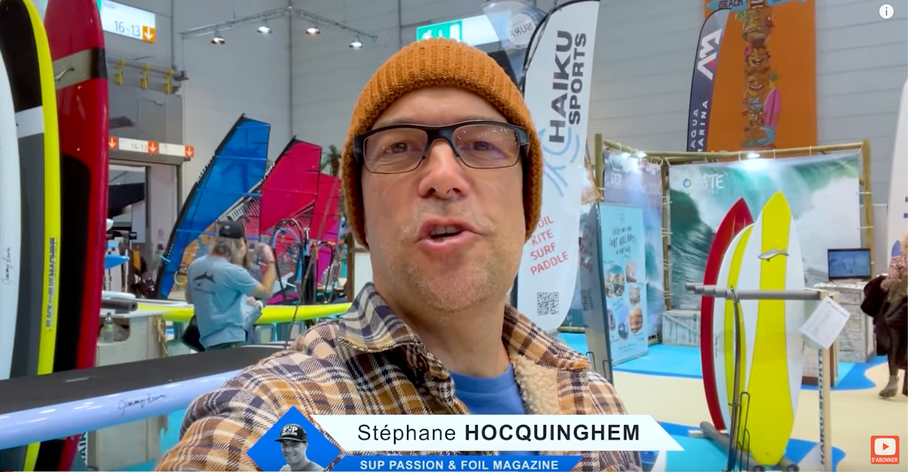 French SUP Passion & Foil Magazin on Jimmy Lewis Boards at boot Duesseldorf (french original & english subtitles)