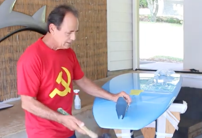 Jimmy Lewis shows us how to put in a tight fin.
