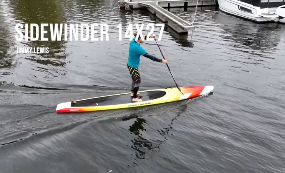 Gleiten.TV & SUP Trip on the Jimmy Lewis Sidewinder 14' x 27"
