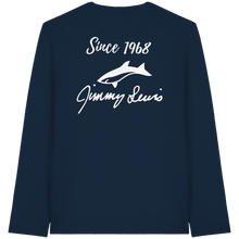 Load image into Gallery viewer, Jimmy Lewis Heritage Series - since 1968 - Organic Shirt - Organic Longsleeve T-Shirt
