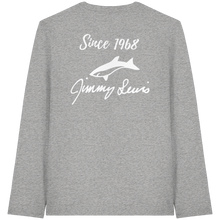 Load image into Gallery viewer, Jimmy Lewis Heritage Series - since 1968 - Organic Shirt - Organic Longsleeve T-Shirt
