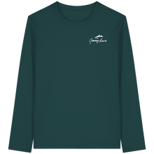 Load image into Gallery viewer, Jimmy Lewis Heritage Series - since 1968 - Organic Shirt - Organic Longsleeve T-Shirt
